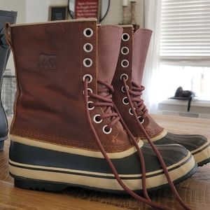 Womens SOREL 1964 LTR premium leather winter boots size 7.5